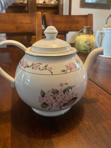 Floral Fine China Teapot