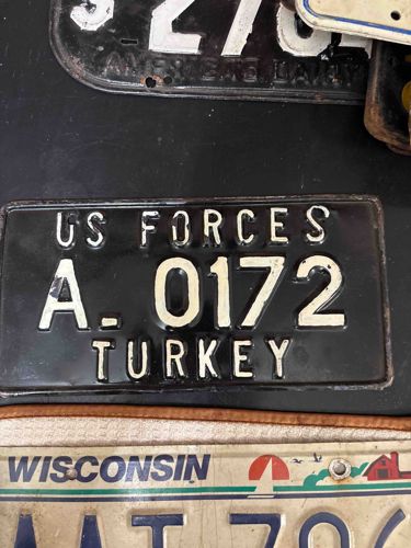 U.S. Forces Turkey Military License Plate