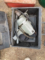 Vintage Electric Drill in Case