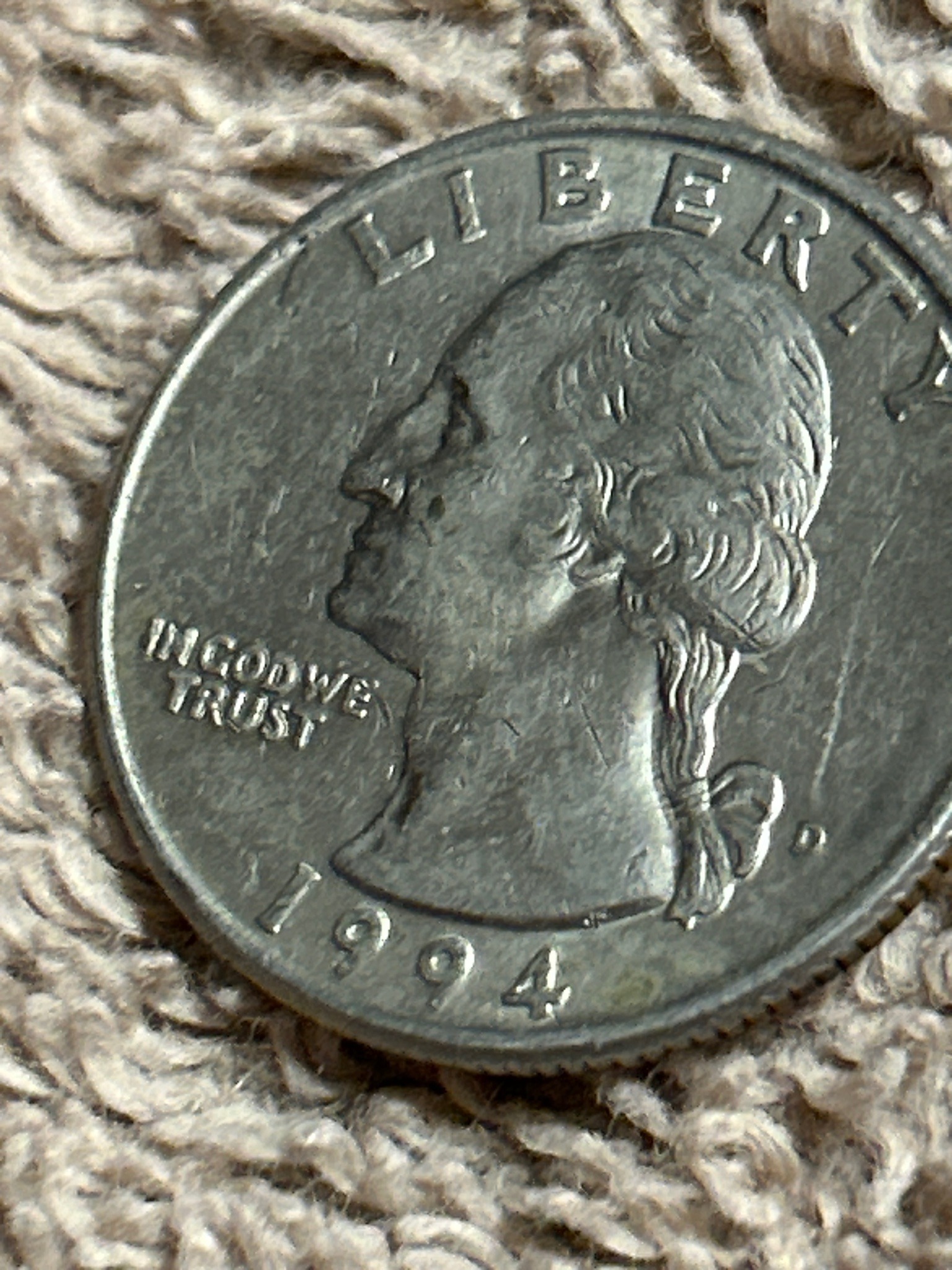 Submitted photo of United States Washington Quarter (1994)