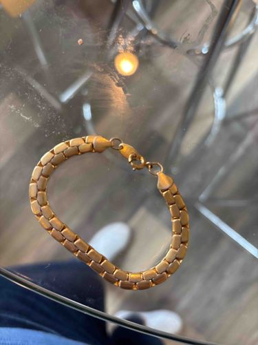 Gold-Tone Rectangular Link Bracelet (Avon)