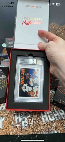 Jersey Fusion Legendary Collection Nolan Ryan Game Used Jersey Trading Card