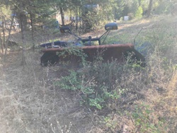 Walk-Behind Tractor with Attachment