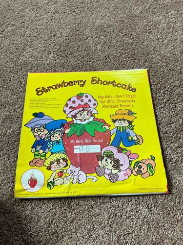 Strawberry Shortcake 'My Berry Best Record' LP Sleeve