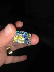 Multi-Gemstone Statement Ring or Brooch