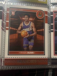 Ryan Dunn Phoenix Suns RC Basketball Card