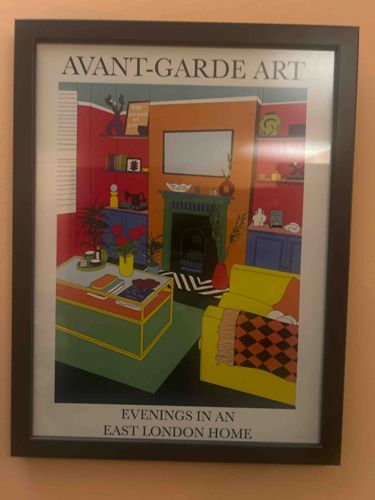 Avant-Garde Art: Evenings in an East London Home Framed Print