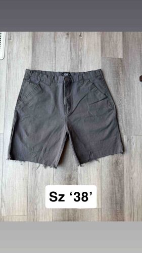 Men's Gray Cut-Off Chino Shorts