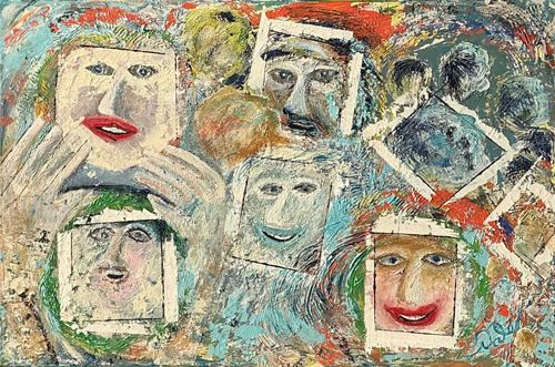 Modernist Expressionist Oil Painting by Dale Haessly