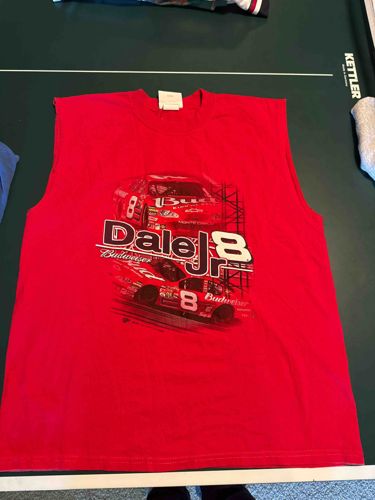 Dale Earnhardt Jr. Budweiser #8 NASCAR Racing Fan Tank Top