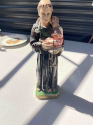 Saint Anthony of Padua with Child Jesus Figurine