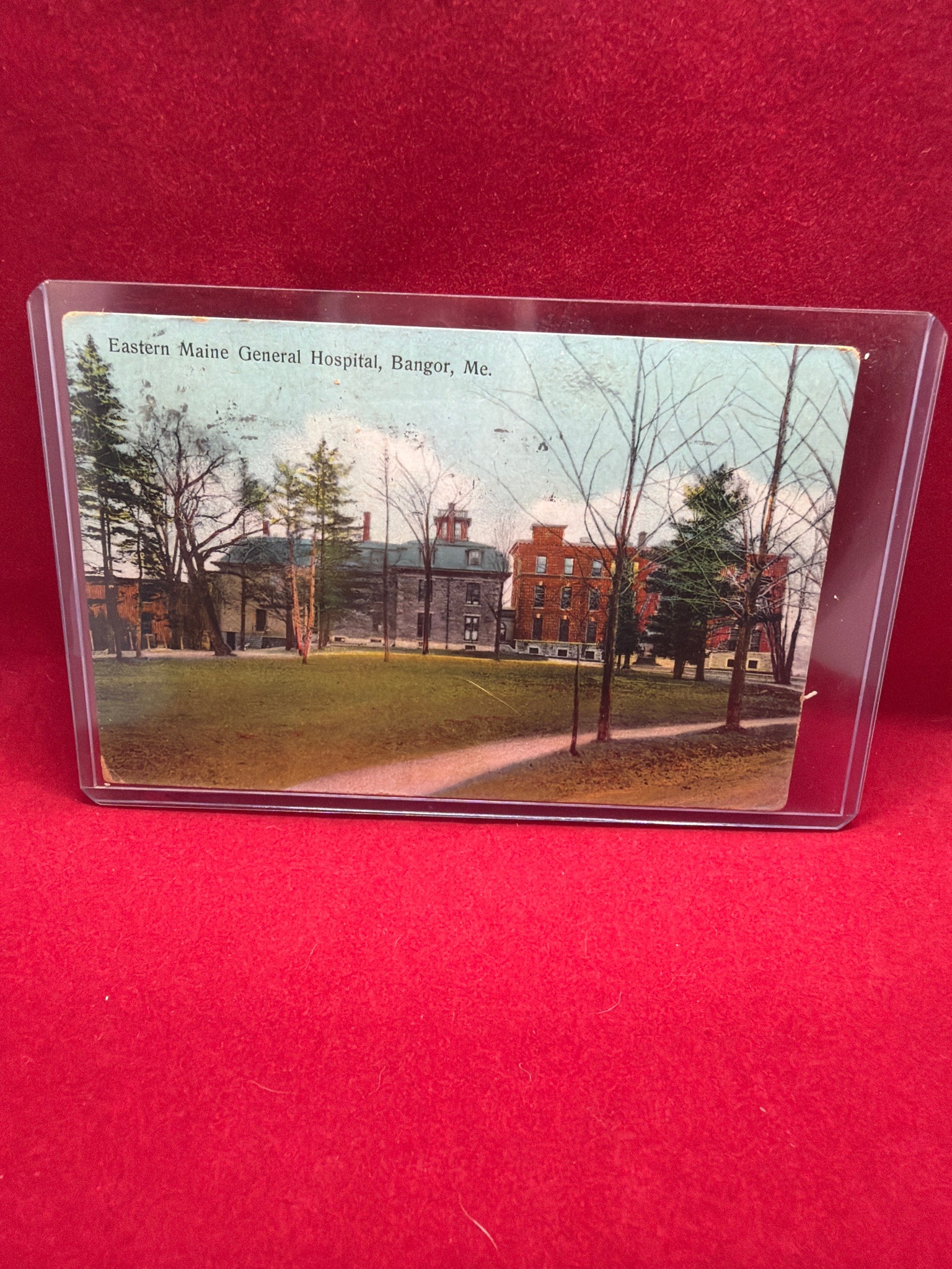 Submitted photo of Vintage postcard featuring Eastern Maine General Hospital, Bangor, Me.
