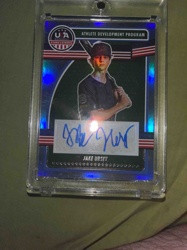 Jake Ursey Autographed Baseball Trading Card