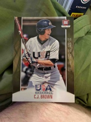 C.J. Brown Panini 15U National Team Baseball Card