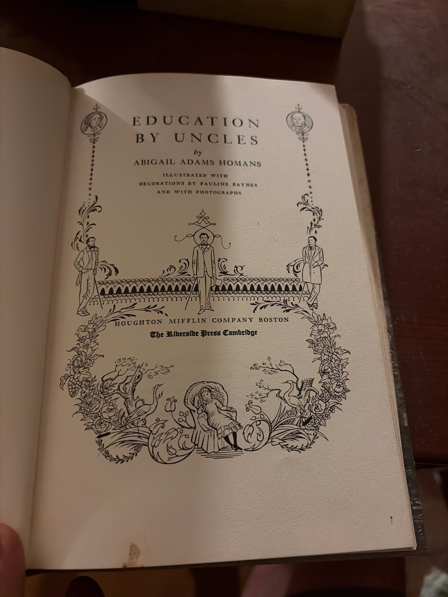 Submitted photo of Hardcover Book Education by Uncles
