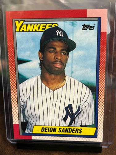1990 Topps Deion Sanders #61 Baseball Card