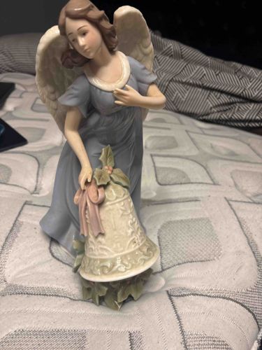 Porcelain Angel Bell Figurine