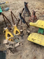 Assortment of Jack Stands and Jacks