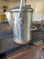 Vintage Stainless Steel Camping Coffee/Tea Pot
