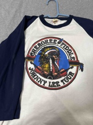 Johnny Lee 'Cherokee Fiddle Tour' Screen Stars XL Raglan Shirt