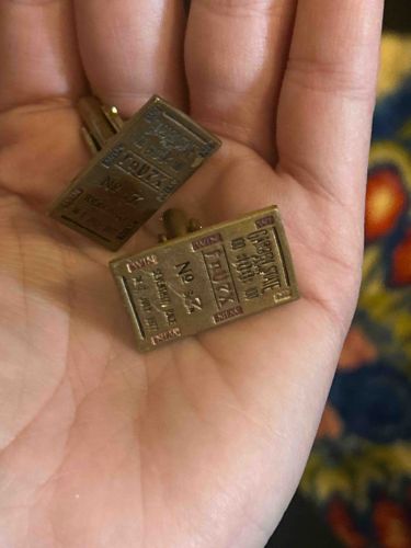 Vintage US Revenue Stamp Cufflinks