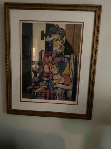 Pablo Picasso "Femme assise" (Sitting Woman) Framed Print