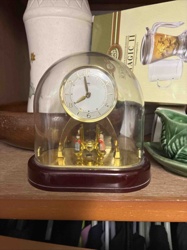 Anniversary Clock with Dome and Figures