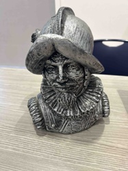 Conquistador Bust / Historical Figure Sculpture