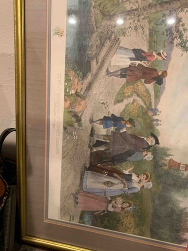 Framed Print: "Boats on a Summer Stream"