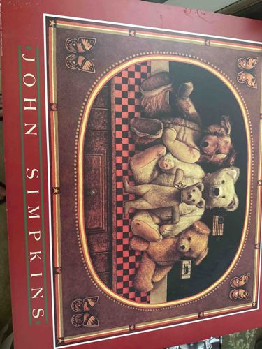 John Simpkins Teddy Bear Art Print