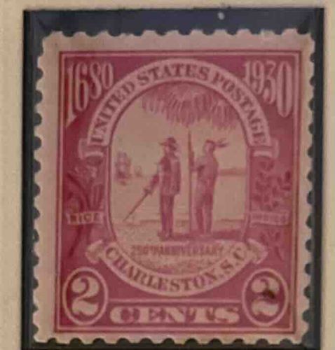 1930 Charleston, South Carolina 250th Anniversary Stamp