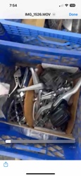 Assorted Motorcycle Levers and Controls