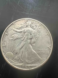 1944 Walking Liberty Half Dollar (Obverse)