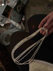 Multi-Strand Baroque Pearl Necklace with Ornate Clasp
