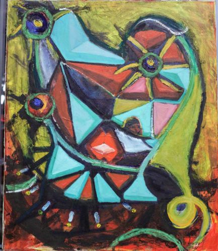 Untitled Abstract Expressionist Painting