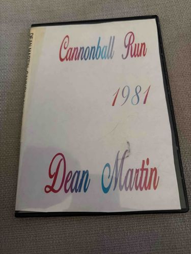 The Cannonball Run (1981) - Homemade DVD Case