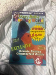 Mary Beth's Bean Bag World Monthly - Counterfeit Digest Magazine with Beanie Babies Counterfeit Guide