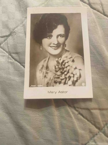 Mary Astor Black and White Studio Portrait Photograph