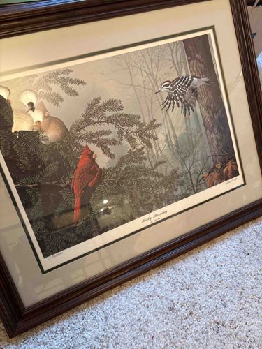 "Misty Morning" Limited Edition Print by Larry K. Martin