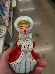 Vintage Ceramic Lady Figurine