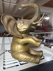 Brass Elephant Figurine