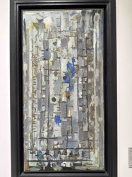 Abstract Cubist Cityscape Painting