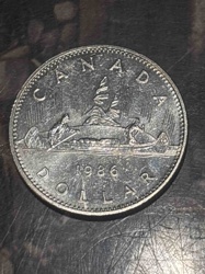1986 Canadian Dollar Coin