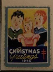 Christmas Greetings 1940 Card/Artwork