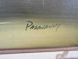 Signature of 'Pasanault' on a Canvas Painting