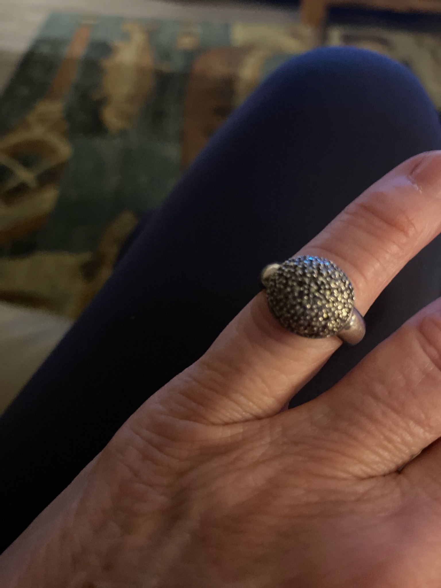 Submitted photo of Pavé-set dome ring (not authenticated)