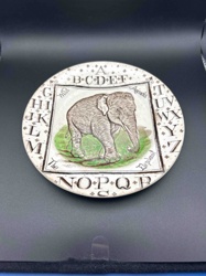 Alphabet Elephant Decorative Plate
