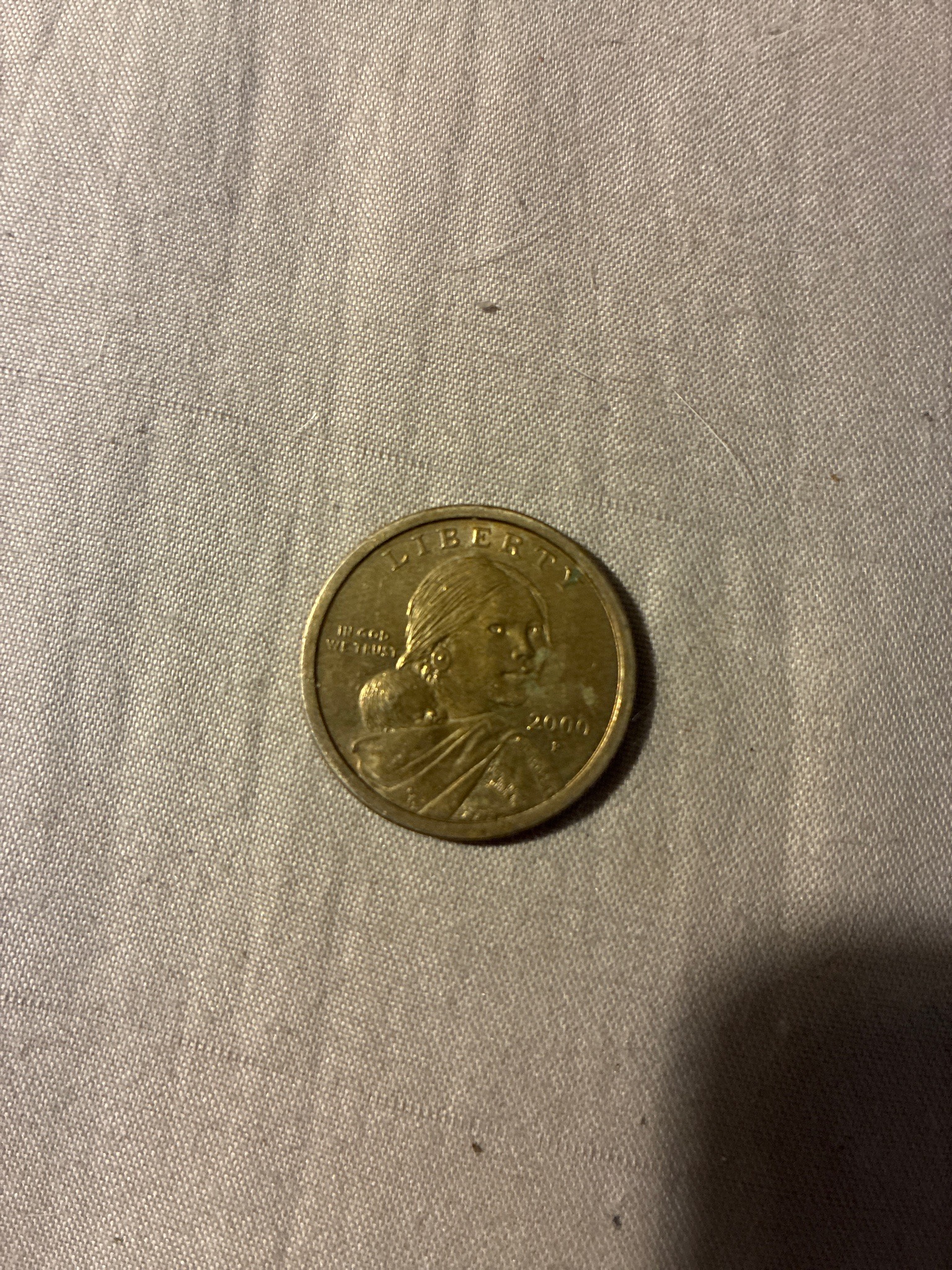 Submitted photo of United States Sacagawea Golden Dollar Coin (2000)
