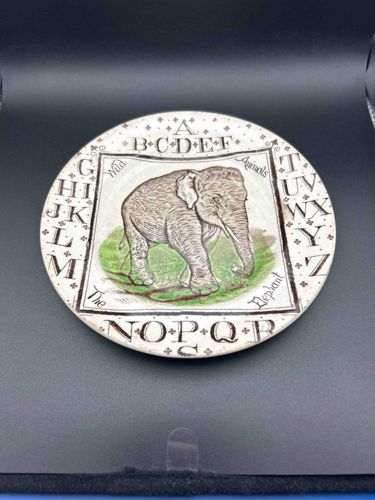 Alphabet Elephant Decorative Plate