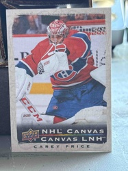NHL Canvas Carey Price Hockey Card